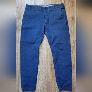 Dockers slouch fit relaxed chino joggers 34x32 men's blue